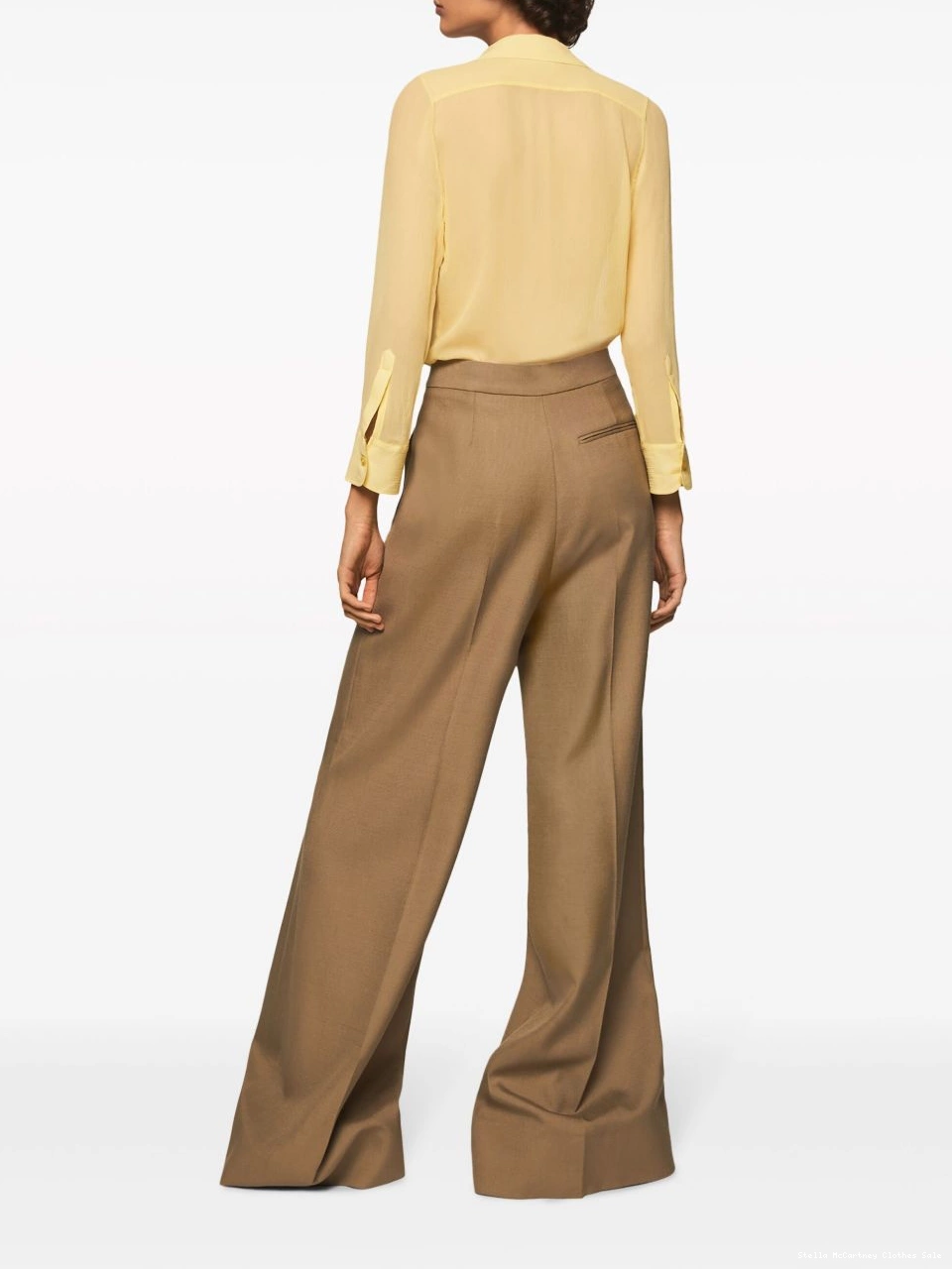 Cheap trousers tailored wide-leg Stella McCartney Women 0730